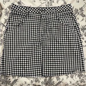 Ardene plaid skirt